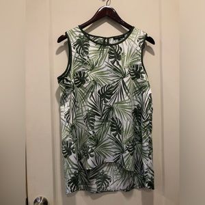 Mario Serrani Italy leafy green tank